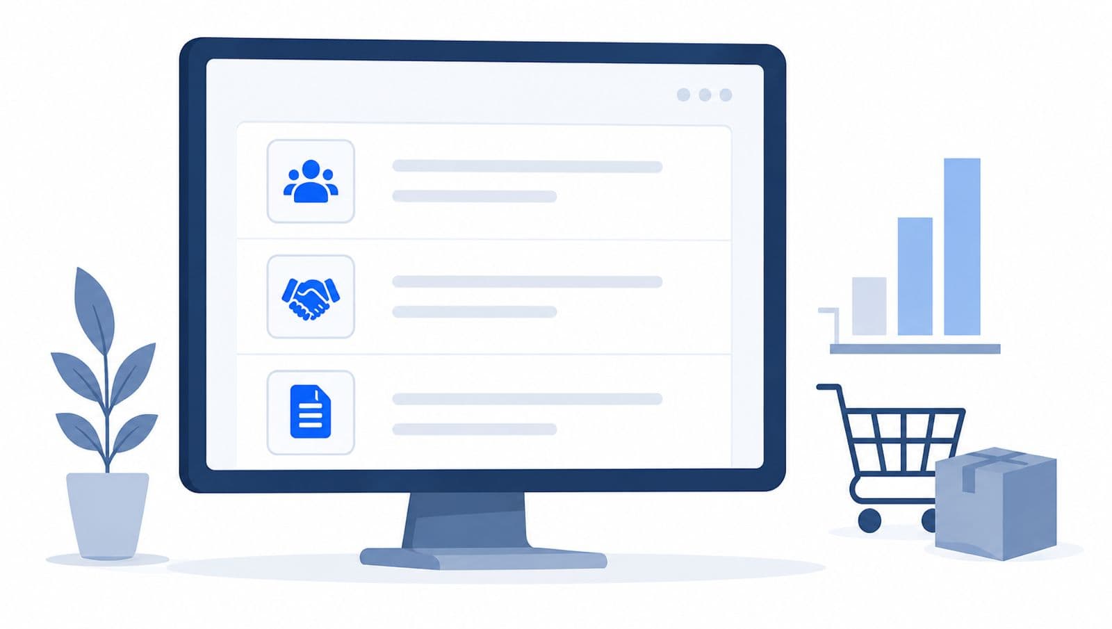 DHI e-Procurement dashboard listing supplier, contract and document records